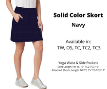 Load image into Gallery viewer, Solid Navy Skort by ML&M