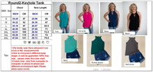 Load image into Gallery viewer, SOLID KEYHOLE TANK TOPS