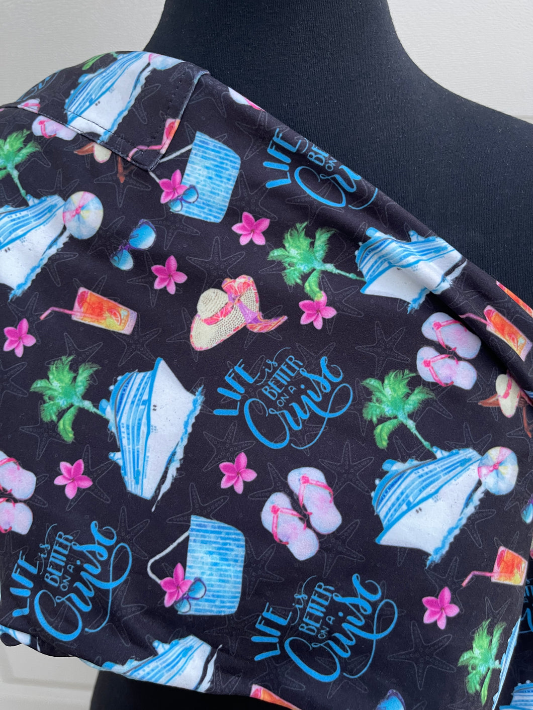 Life is better on a Cruise capris with pockets