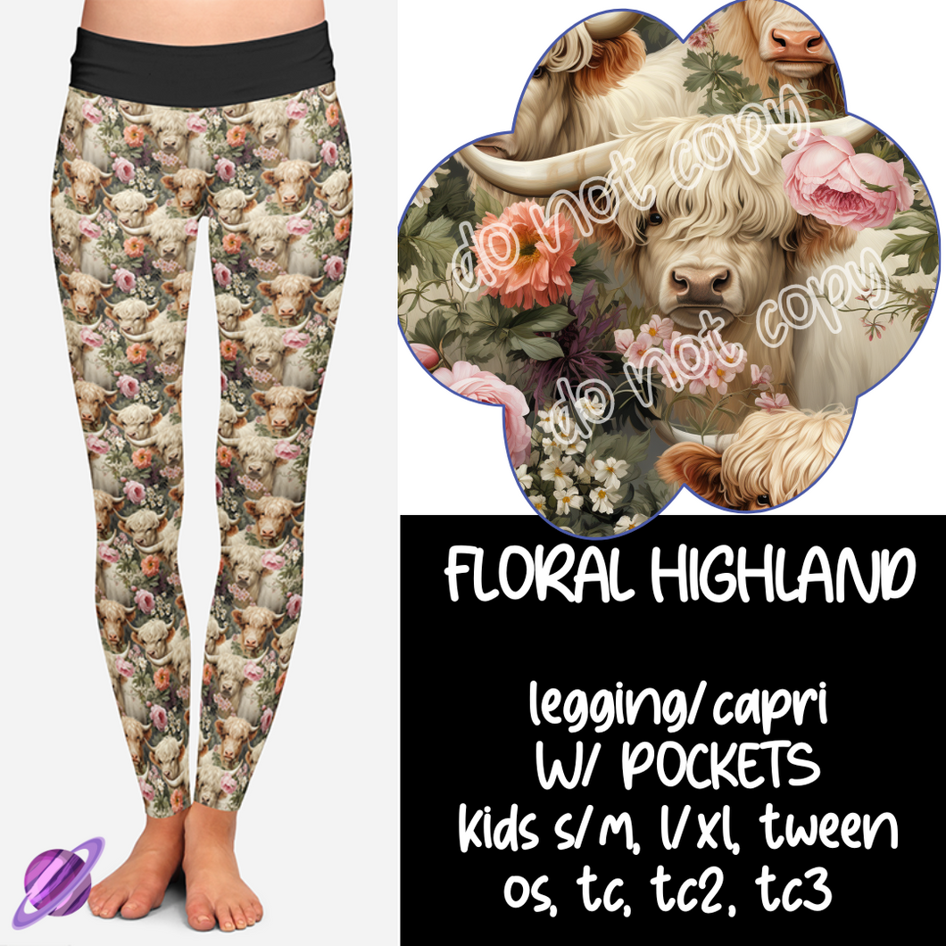 FLORAL HIGHLAND LEGGING