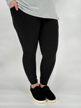 Load image into Gallery viewer, Black Leggings w/ Pockets
