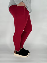 Load image into Gallery viewer, Cranberry Sport Pocket Leggings
