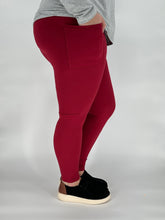 Load image into Gallery viewer, Cranberry Pocket Leggings
