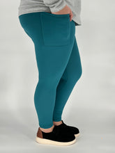 Load image into Gallery viewer, Teal Pocket Leggings
