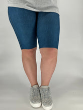 Load image into Gallery viewer, Blue Denim Bermuda Shorts w/ Back Pockets
