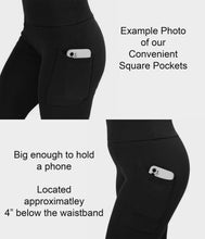 Load image into Gallery viewer, RTS - Black Faux Denim Leggings w/ Pockets
