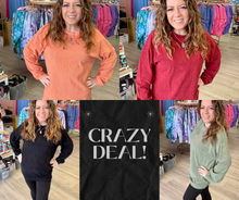 Load image into Gallery viewer, Comfy Corded Crewneck
