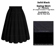 Load image into Gallery viewer, Solid Black Skirt
