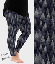 Load image into Gallery viewer, RTS - Winter Trees Leggings w/ Pockets
