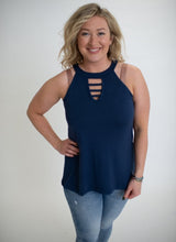 Load image into Gallery viewer, SOLID KEYHOLE TANK TOPS
