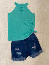 Load image into Gallery viewer, SOLID KEYHOLE TANK TOPS
