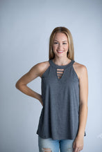 Load image into Gallery viewer, SOLID KEYHOLE TANK TOPS
