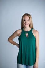 Load image into Gallery viewer, SOLID KEYHOLE TANK TOPS
