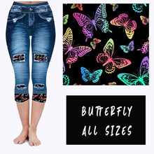 Load image into Gallery viewer, LEGGING JEAN RUN-BUTTERFLY (ACTIVE BACK POCKETS)
