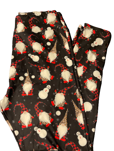 Snowman and Gnome leggings