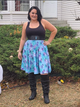 Load image into Gallery viewer, SWING SKIRT RUN- FLORAL FLAMINGO
