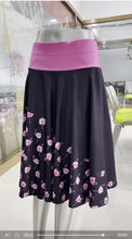 Load image into Gallery viewer, SWING SKIRT RUN- GOLDEN DIPPED FLORAL
