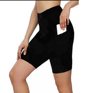 Load image into Gallery viewer, POCKET BIKER SHORTS-TEAL
