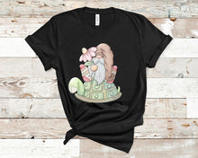 Load image into Gallery viewer, Gnomes &amp; turtle T-Shirt-Green Hat

