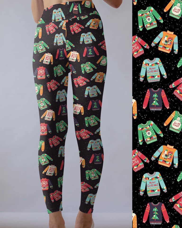 Ugly Christmas leggings