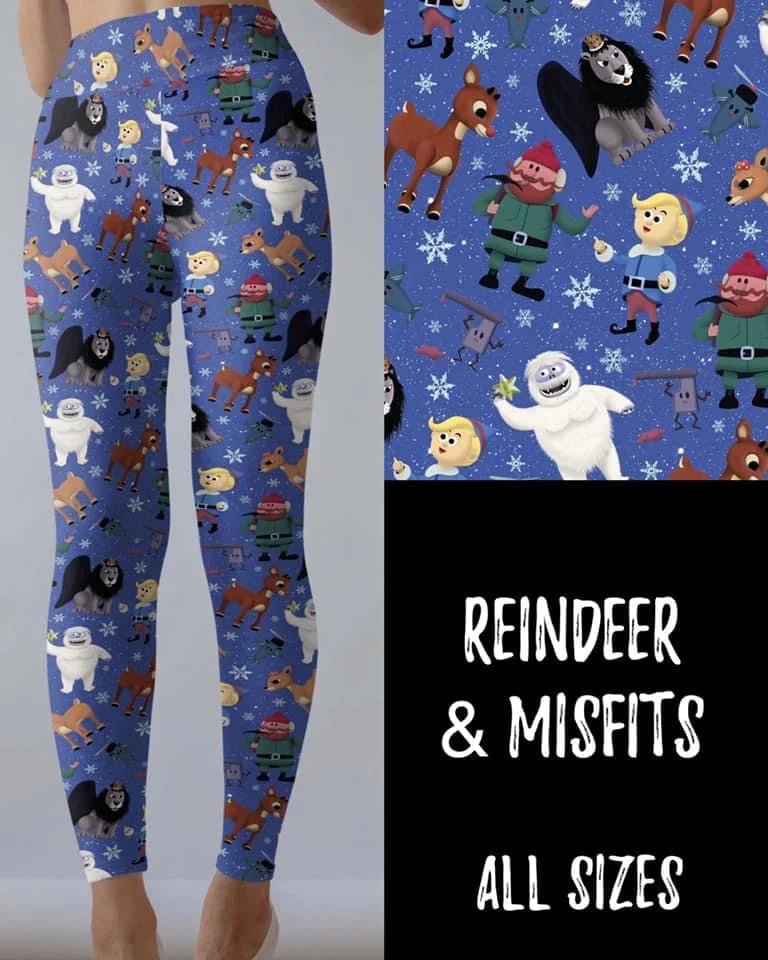 Misfit Christmas leggings