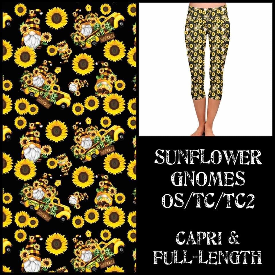 Sunflower gnome leggings