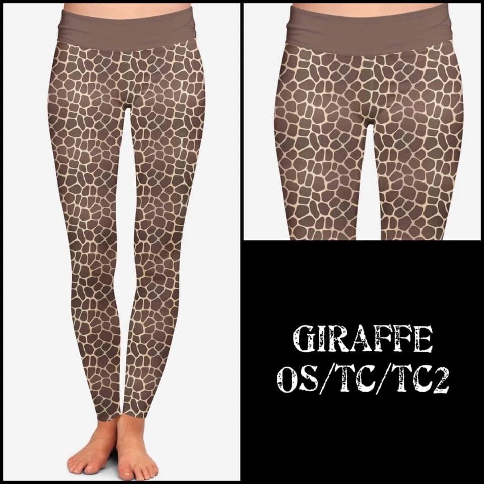 Giraffe pocket leggings