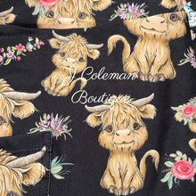 Load image into Gallery viewer, Highland cow leggings
