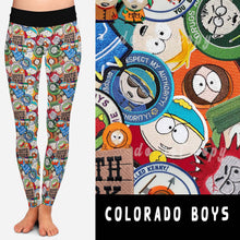 Load image into Gallery viewer, 90&#39;S TOON RUN-COLORADO BOYS LEGGINGS/JOGGERS
