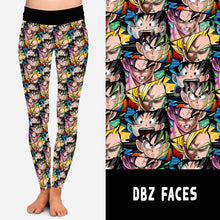 Load image into Gallery viewer, BATCH 59-DBZ FACES LEGGINGS/JOGGERS
