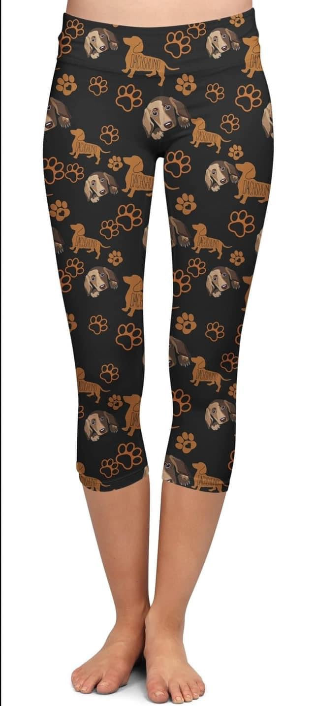 Wierner dog capris with pockets