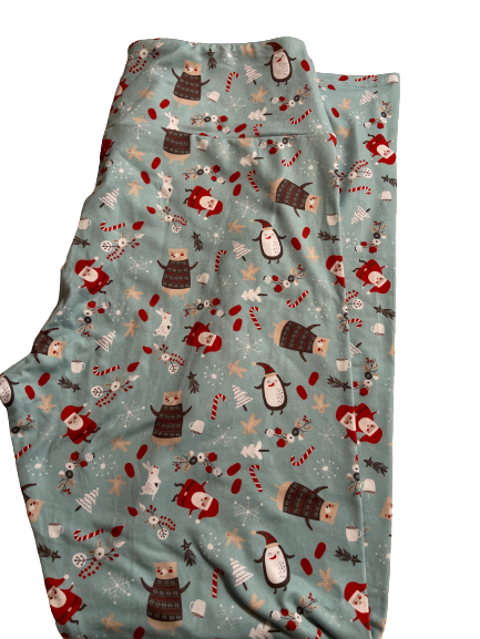 Animal Christmas leggings
