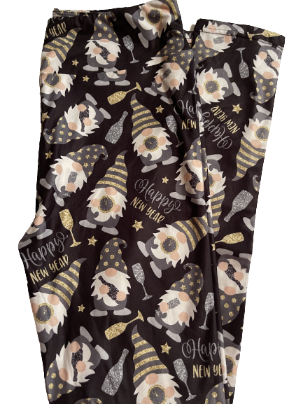 Happy NY gnome leggings