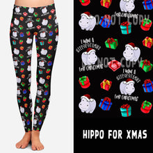 Load image into Gallery viewer, BATCH 59-HIPPO FOR XMAS LEGGINGS/JOGGERS
