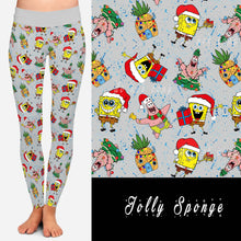 Load image into Gallery viewer, HOLIDAY BATCH 1- HOLIDAY SPONGE LEGGINGS/JOGGERS
