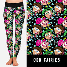 Load image into Gallery viewer, 90&#39;S TOON RUN- ODD FAIRIES LEGGINGS/JOGGERS
