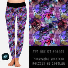 Load image into Gallery viewer, BATCH 65- YOU ARE MY GALAXY LEGGINGS/CAPRI/JOGGERS
