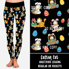 Load image into Gallery viewer, SPRING BASH RUN-EASTER CAT LEGGINGS/JOGGERS PREORDER CLOSING 12/17
