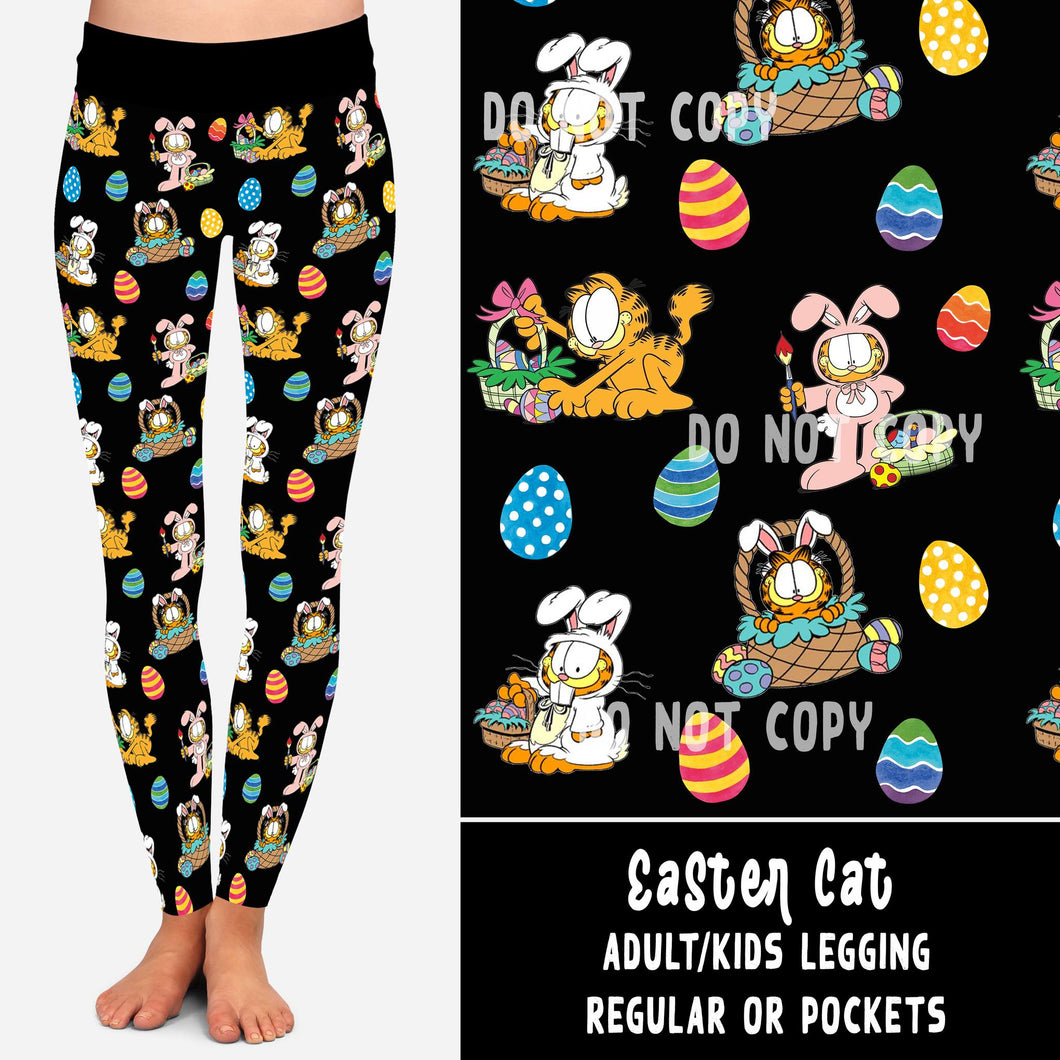 SPRING BASH RUN-EASTER CAT LEGGINGS/JOGGERS PREORDER CLOSING 12/17