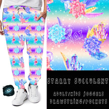 Load image into Gallery viewer, BATCH 65- STARRY SUCCULENT LEGGINGS/CAPRI/JOGGERS
